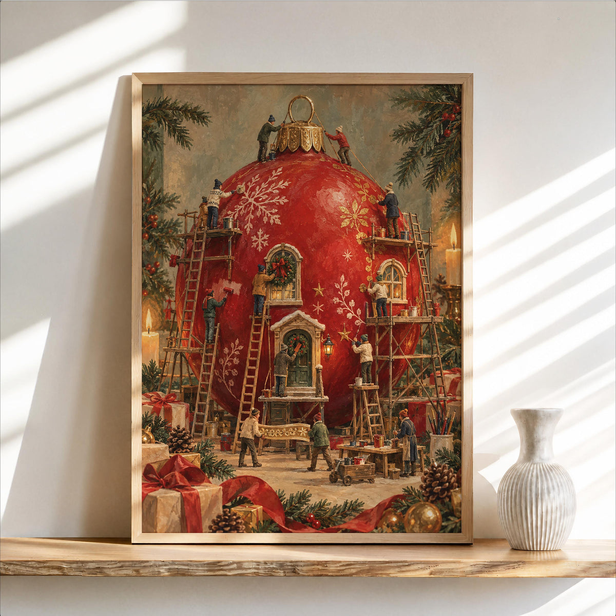Christmas Wall Art Ideas: 10 Whimsical Holiday Prints for a Cozy Home