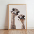 Funny Emu Wall Art, Quirky Bird Portrait Print, Whimsical Australian Wildlife Poster, Playful Home Decor, Bird Lover Gift, Farmhouse Decor