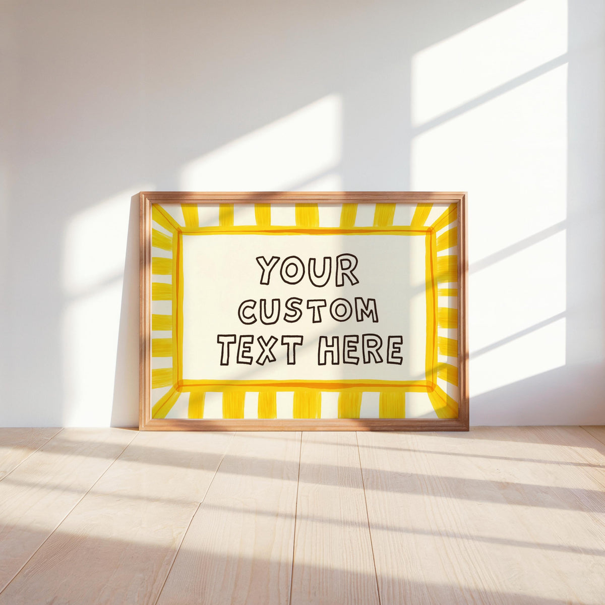 Custom Text Wall Art, It’s Literally All Fun And Games Poster, Playful Personalized Quote Typography Print, Modern Retro Dopamine Decor