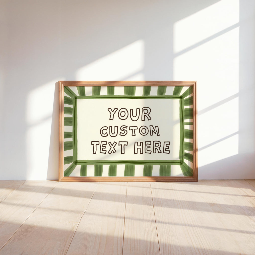 Custom Text Wall Art, It’s Literally All Fun And Games Poster, Playful Personalized Quote Typography Print, Modern Retro Dopamine Decor