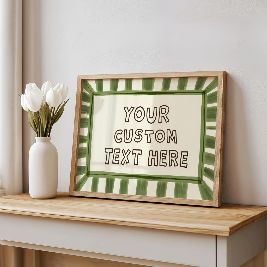 Custom Text Wall Art, It’s Literally All Fun And Games Poster, Playful Personalized Quote Typography Print, Modern Retro Dopamine Decor