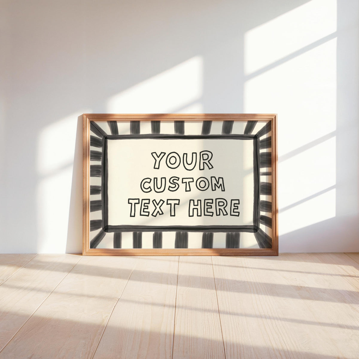 Custom Text Wall Art, It’s Literally All Fun And Games Poster, Playful Personalized Quote Typography Print, Modern Retro Dopamine Decor
