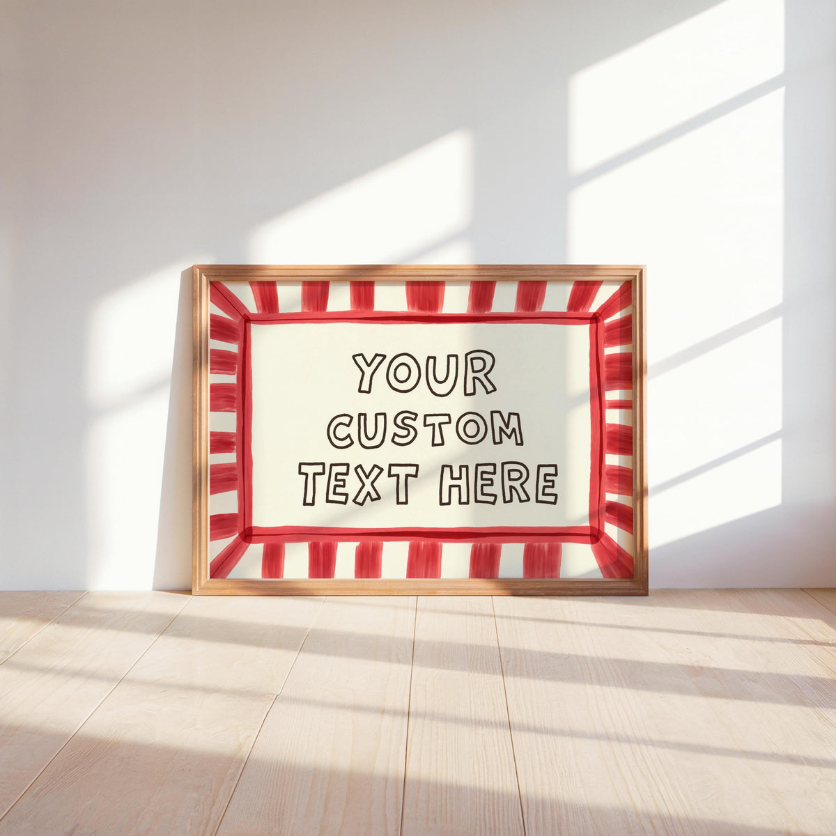 Custom Text Wall Art, It’s Literally All Fun And Games Poster, Playful Personalized Quote Typography Print, Modern Retro Dopamine Decor