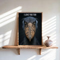 Shoebill Stork Wall Art, Funny Custom Bird Quote Poster, Personalisable Wildlife Photography, Unique Animal Lover Gift, Quirky Home Decor