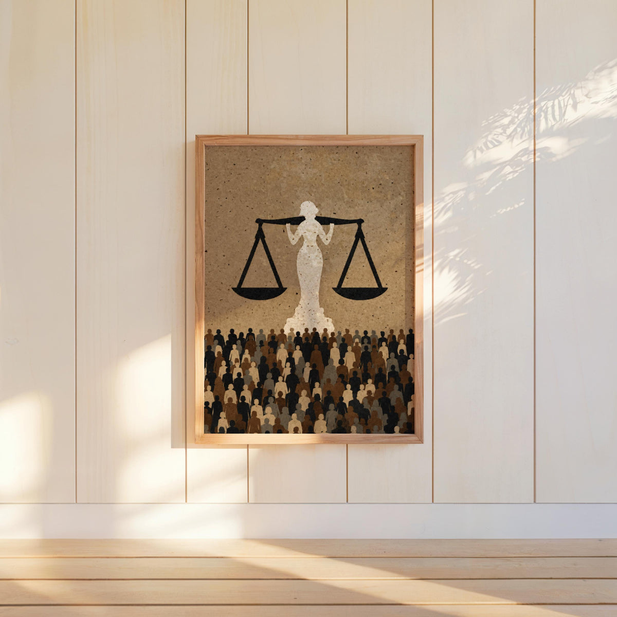 Lady Justice Print, Lawyer Office & Attorney Wall Art, Modern Legal Decor, Law Court Poster, Student Bar Exam School Gift